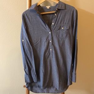 Lightweight J Crew Chambray Blouse
